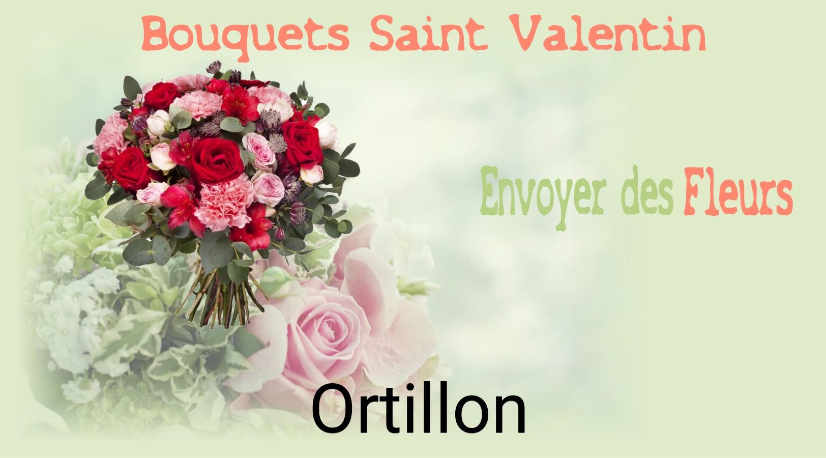 Roses de Saint-Valentin livrées à Ortillon